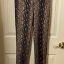 Wild Honey  snakeskin stretch leggings small Photo 0