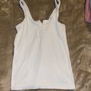 Aerie White Tank Top Photo 2