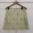 Patagonia  Printed Snap Waist Wrap Skirt Mini Athletic Floral Green White Active Photo 0