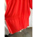 Vix Paula Hermanny  Sara Pinched Pleats Drawstring Waist Caftan Swim Cover Up M Photo 6