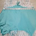 Victoria's Secret  Tiffany Blue Satin Lace Bridal Chemise Slip - Size Medium Photo 5