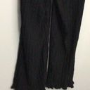 Nasty Gal NWT  Plisse High Waisted Wide Legs Pants Black Size 8 Photo 6