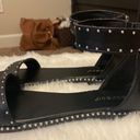 Bamboo Black Rhinestone Sandals Photo 0