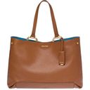 Miu Miu  Cognac Brown Gold Leather Satchel Photo 0