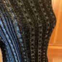 NWT, Lavishly Paris Women’s Black Sequined mock turtleneck. Photo 10