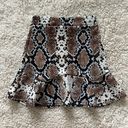 Pretty Little Thing Snakeprint Bodycon Skirt Photo 0