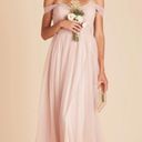 Birdy Grey NWT  Christina Convertible Vintage Blush Pink Tulle Maxi Dress Photo 5