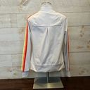 Athletic Works  Women's White Side Stripe Full Zip Activewear Jacket Size M Photo 2