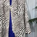 J. McLaughlin  Jasper Velvet Zebra Jacket size 4 *FLAWED* Photo 6