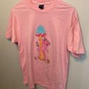 Harry Styles Pleasing  Mushroom Pink Short Sleeve Graphic T-Shirt Oversized Small Photo 4