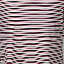 Tommy Hilfiger Tommy Hilfigure Red White and Navy Stripe Blouse Size Medium Photo 6