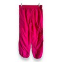 Full Tilt  Womens Pants Sz M Hot Pink Parachute Cargo Crinkle Nylon Toggle Photo 8