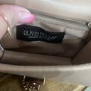 Olivia Miller Beige Taupe Quilted Nano Shoulder or Crossbody Fashion Purse Bag Photo 7