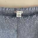 American Eagle Off The Shoulder Blue Long Sleeve Top Photo 1