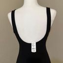 Love Tree Black Ribbed Bodycon Dress Size Medium Photo 2