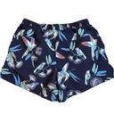 Patagonia  Baggies Shorts Women's Small Blue Green Parrots Nylon Athleisure Swim Photo 0