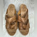 Kork-Ease  Sammi Leather Cork Wedge High Heels Size 10 Photo 1