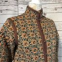 Vintage Yves Saint Laurent Rive Gauche Print Quilted Jacket size small Brown Photo 6