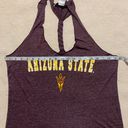 Chicka-d Maroon Arizona State Racer Back Braided Sleeveless Tank Top Photo 4