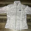 Patagonia Women's Nano Puff Jacket in Feather Grey Silver Gray Size Extra Small Photo 10