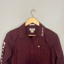 Ariat Real Maroon Fitted Button Up Photo 4