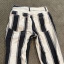 BDG  Urban Outfitters High Waisted Black and White Striped Mom Jeans Photo 4