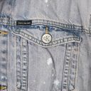 Calvin Klein Jeans purple Wash bleached classic Trucker Jacket XXL Photo 3