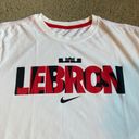 Nike LeBron James  Basketball White NBA T-Shirt Photo 1