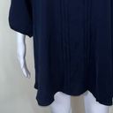 Bloomchic  Navy chiffon Tunic With Front Pleating Photo 2