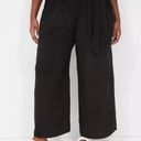 Lane Bryant  Black Wide Leg High-Rise Pants, Smock Stretch Waist, Size 18/20 NWT Photo 0