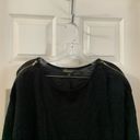 Absolutely Famous  Black 3/4 Sleeve Knit Blouse S Photo 5