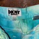 DKNY  Custom Tie Dye Denim Jean Shorts Size 10 Photo 5