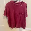 Free People Oversized Distressed Tshirt Photo 2