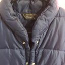 JC Penny  quilted vest blue color size large Photo 9