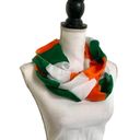 Irish Flag Color Block Ladies Unisex Fashion Scarf Green White Orange Size OSFM Photo 2