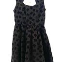 Jessica Simpson  Mini Dress Sz 4 Jet Black Sienne Fit & Flare Key Hole Back Lined Photo 0