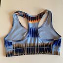 Nike PRO DRI-FIT BLUES-NEON ORANGE RACERBACK SPORTS BRA    WOMENS Size small Photo 1