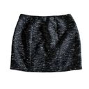 Tahari  womens black white tweed striped knit mini pencil skirt career party 6 Photo 1