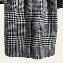 Cole Haan  Signature Houndstooth Plaid Wool Blend Belted Trench Coat Size 6 Photo 11