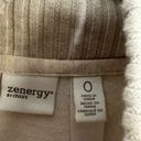 Chico's  Zenergy Beige Cotton Full Zip Poncho Sweater Size 0 (Small) oversized Photo 4