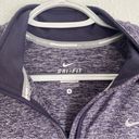 Nike Dri-fit running purple long sleeve half zip shirt, size S Photo 5