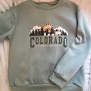 Minty Green Colorado Sweatshirt Photo 0