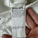 Rolla's  Denim Shorts Womens Size 27 Dusters High Rise Slim White Distressed Photo 9