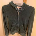 Juicy Couture Green Velvet Track Jacket Photo 0