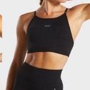 Gymshark  Flex Strappy Sports Bra In Black Athletic Photo 0