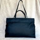 Salvatore Ferragamo  Gancini Large Black Nylon 2-Way Bag Photo 3