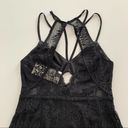 Lush Clothing Lush | Evangeline Black Lace Mini Dress Medium Photo 7