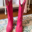 Hot Pink Cowgirl Boots Size 6.5 Photo 1