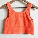 New Balance  Orange Ribbed Longline Sports Bra Women's XL Photo 1