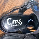 Circus by Sam Edelman Circus Sam Edelman Black Suede Platform Sandals Heels size 8 Photo 4